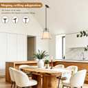 Klgxnrd Black Pendant Light, Modern Farmhouse Cage Kitchen Island Lighting, 12.5”
