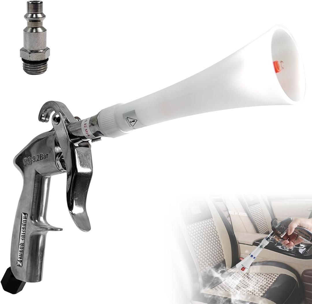 Aluminium Car Cleaning with Tapered Nozzle, Air Blower for Car Detailing, Air Blow Blower for Detailing, Car Detailing Tools, Used for Cars, Velvet, Furniture and Carpets
