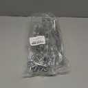 Space Saving Hangers for Clothes, 10 Pack Hanger Organizer Space Saver, Magic Metal Collapsible Closet Organizers, Multiple Hangers in One, College Dorm Room Essentials (V1.0) (Chrome)