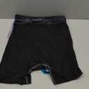 Hanes mens Underwear Boxer Briefs Pack, Cool & Breathable Cotton Moisture-wicking Underwear for Men, No Ride Up (Medium, Striped Blue - 6 Pack)