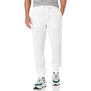 WT02 Men's Active Basic Fleece Joggers, Relaxed and Comfortable Sweatpants, 
Large