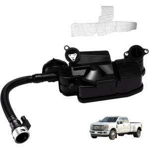 Engine Oil Separator Assembly Compatible with 2011 2012 2013 2014 2015 2016 Ford F250 F350 F450 F550 Super Duty 6.7L Powerstroke Diesel PCV CCV Vent Valve Engine Crankcase DC3Z6A785C