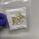 Long Tassel Pearl Dangle Earrings Crystal Bow Earrings Luxury Full Rhinestone Gold Drop Earrings Wedding Party Jewelry Gift for Women