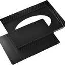 Rectangle Tart Pan, 13-Inch with Removable Loose Bottom Non-Stick Oblong Quiche Bakeware for Oven Baking (Black)