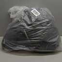 10L0L Golf Cart Cover 2/4/4+2 Passenger for Yamaha EZGO Club Car, Heavy Duty 420D Waterproof Windproof Durable Polyester Golf Cart Cover with 3 Zipper Doors for All-Weather Protection (Black/Silver)