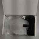 Ergonomic Rechargeable Mouse with Jiggler, Bluetooth+2.4G Wireless+Wired(3 in 1) Connection, Max 4800DPI, Rapid Fire Key, 5ft Charging Cable, Carpal Tunnel Silent Mice with LED for Office,Gaming (Black)