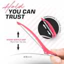 2 x Fagaci Firm Grip Hair Clips with Silicone Band - Duckbill Sectioning and Styling Clips, Durable Alligator Clips for Women's Hair, Long Duck Billed Salon Clips