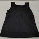 Eleady Compression Shirts for Men Zipper Vest Body Shaper Slimmer Undershirts, Color Black, Size L