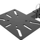 Mount Vise and Grinder, Suitable for use on Notching Machines, Grinders, Vises, Shears and Shrinkers, Wall and Desktop Mounting, Black