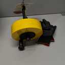 Drain Snake 50 Ft, Plumbing Snake for Sink with Drill Attachment, Snake Drain Clog Remover for Shower Drain and Sink, Manual or Powered Use, Comes with Gloves and Storage Bag, 1/4 Inch, Yellow