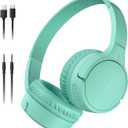 Belkin SoundForm Mini - Wireless Bluetooth Headphones for Kids with 30H Battery Life, 85dB Safe Volume Limit, Built-in Microphone - Kids On-Ear Earphones for iPhone, iPad, Fire Tablet & More - Mint