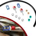 800-671 A/C Line Splice Kit for 3/8" Line With No. 6 Hose 24 Inches, Air Conditioning Repair Splice Connector Kit, Universal Fit for 3/8" Line to Hose Repair