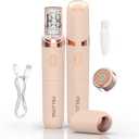 Epilator,Facial Hair Removal for Women,2-in-1 Gentle Root Removal PluxyEpil for Coarse & Fine Hair,2026 New Rechargeable Lady Depiladora Electric Shaver for Face/Legs/Bikini Smooth Skin (Rose Gold)