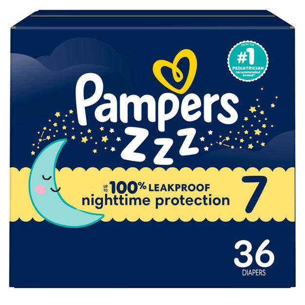 Pampers Swaddlers Overnight Diapers - Size 7 - 36ct