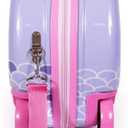 MILK&MOO Rideable Kids Suitcase Little Mermaid, Fun and Safe, Durable, Spacious and Ergonomic Design, 360° Swivel Wheels, for Children Aged 2-6 Years, 21 L, Maximum Riding Weight 50kg / 110 Lb, Medium
