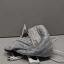 Deepsoon Heating Pad,Electric Heating Pads for Back,Neck,Abdomen,Moist Heating Pad for Shoulder,Knee,Arms,Legs,Dry/Moist Heat & Auto Shut Off,Christmas Gifts for Men and Women,Light Gray,24x20 Inch