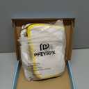 Lightweight Compression Packing Cubes for Suitcases, Compressible Expandable Travel Packing Organizer with Clear Toiletries and Backpack Bag, Travel Essentials for Carry on Luggage 7 Set (White/Yellow)