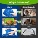 Dog Cone Collar Soft Cone for Dogs Dirt-Resistant and Washable Soft Dog Elizabethan Collars for Small Large Medium Dogs After Surgery Recovery CollarsXL (Neck: 18.5-20.9")