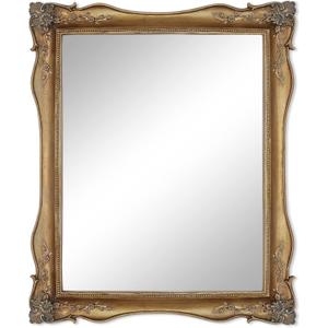 Makeup Mirror for Wall and Desk, Framed Mirror for Home Decor, Bronze Tone Finish