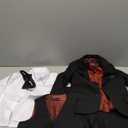 Boys' Formal Suit 5 Piece Slim Fit Suits for Boy Kids Tuxedo Toddler Wedding Ring Bearer Outfit Teen Communion Dress (2, Black(bowtie))