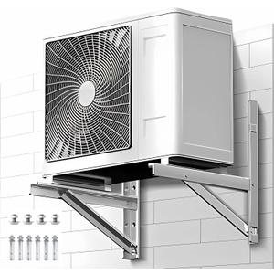 Mini Split Wall mounting Bracket Fits 9000-36000 BTU condensers Required mounting Screws Included Maximum Weight 600 lbs. 1.7 Thickness mm Stainless Steel Wall Mount Air Conditioner Bracket