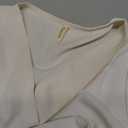 EVALESS Women's 3/4 Sleeve Tops Dressy Casual Pleated V Neck Business Work Blouses Office Shirts Size Large