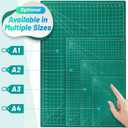 anezus Self Healing Cutting Mat for Rotary Cutting, 35" x 23.3", Green
