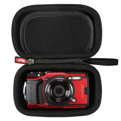 Mchoi Hard Carrying Case for OM SYSTEM Tough TG-7 / OLYMPUS Tough TG-6 / TG-5 / TG-4 Underwater Digital Camera, Case Only