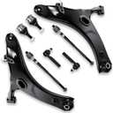 8PCS Front Suspension Control Arms Kit with Ball Joint, Fit for Subaru Crosstrek 2016-2017, XV Crosstrek 2013-2015, Replaces OE# K623561 K623560 K9513 ES3712 EV800982