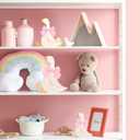 Lineshading 3 Pcs Silly Goose Birthday Party Decoration Pink Bow Wooden Silly Goose Baby Shower Decor Funny Table Centerpiece Gift for Party Favor Desk Tiered Tray, 5.9/4.7/3.9 Inch