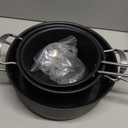 Aufranc Stainless Steel pots and pans set, 6 Piece Nonstick Kitchen Induction Cookware Set,Works with Induction/Electric and Gas Cooktops, Nonstick, Dishwasher