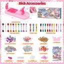 Friendship Bracelet Making Kit for Girls Ages 8-12, DIY Arts and Crafts Loom Bracelet Maker for Kids, Jewelry Making Kit with Beads String, Christmas Birthday Gifts for Girls 6 7 8 9 10 11 12 Year old