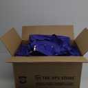 12 Pack Extra Heavy Duty Large Moving Bags with Strong Zipper & Carrying Handles, Sturdy Clothes Storage Bags Totes Bins, Packing Bag Move Boxes College Moving Supplies, Dark Blue - 24 gal