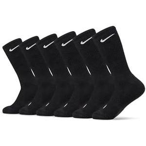 Nike Unisex Adult Everyday Cushioned Training Crew Socks (6 Pairs) XL