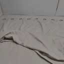 RYB HOME Blackout Curtains 96 inch Long, Portable Privacy Curtains Screen Partitions for Patio Sliding Glass Door Living Room Office Share Space, W60 x L96 inches, Light Beige, 1 Panel