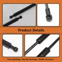 Replacement for Volvo & Mack Hood Shock 11QM417M 20358822 2-Pack Compatible with VNL Models, Heavy-Duty Truck Hood Struts