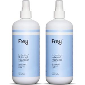 FREY Air Freshener Spray  Sandalwood Bergamot Clove | Natural Deodorizer & Odor Eliminator | Pack of 2 (15.2 Fl Oz (Pack of 2))