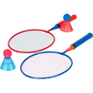 Franklin Sports Badminton Racket Set - Smashminton, Oversize - 2 Player Backyard Youth Set with Birdies for Kids, One Size