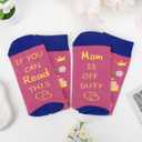 Birthday Gifts for Men Women,Fathers Day Mothers Day Christmas Gifts for Dad Mom Grandparents Friends,Funny Socks (Pink)