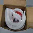 Vellure Door Draft stoppers for Bottom of Door - New Premium Door Sweep/Door Seal Strip (Save Energy installs Quickly and Easily) Door Weather Stripping, Ideal for Keeping Out Cold (5x39 White)