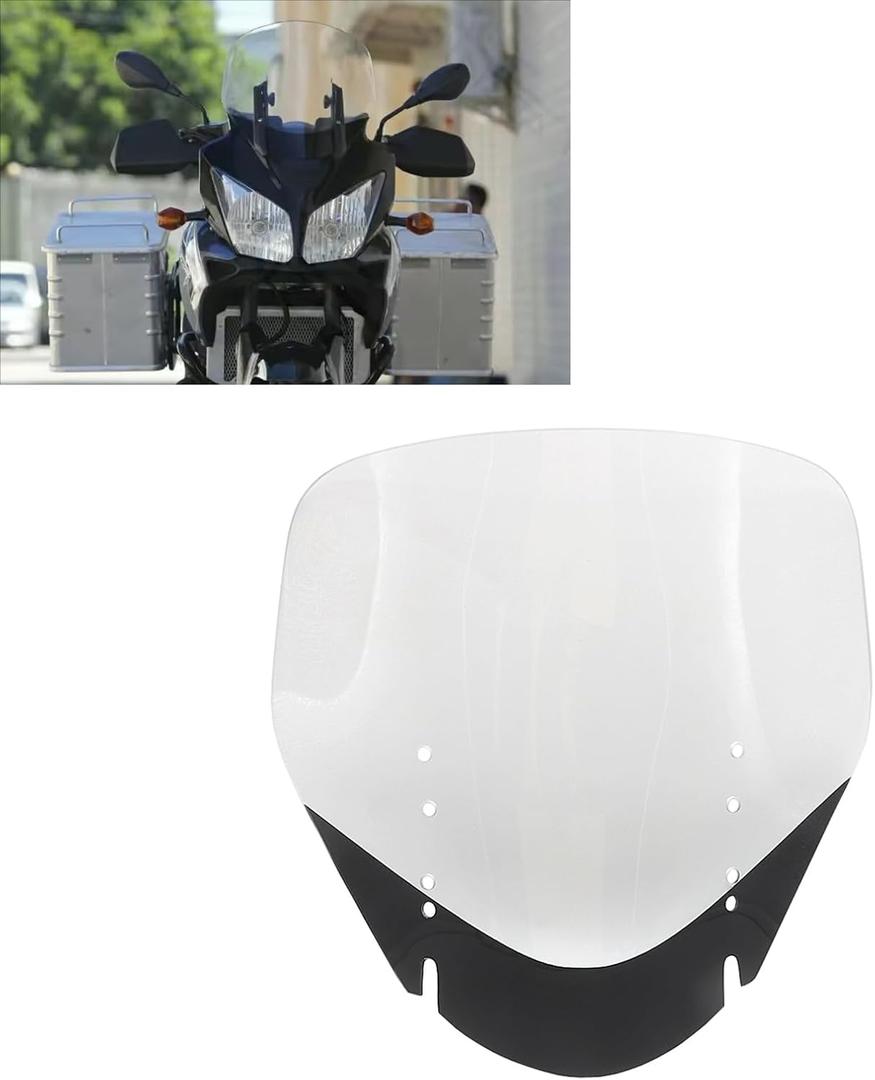 for Suzuki V-Strom V Strom DL650 DL1000 DL 650 1000 Motorcycle Windshield Windscreen Wind Deflector Protector Shield Screen (DL1000 2004-2013/DL650 2004-2011)