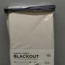 100% Blackout Shield Linen Blackout Curtains for Bedroom 96 Inches Long, Back Tab/Rod Pocket Living Room Drapes, Thermal Insulated Blackout Curtains 2 Panels Set, 50" W x 96" L,Cream