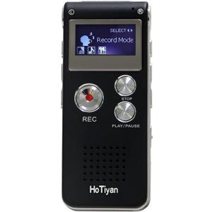 Voice Recorder 16GB Capacity Voice Activated Recording Device Digital Voice Recorder for Lectures, Meetings, Interviews Audio Recorder with USB Rechargeable WAV/MP3 Tape Recorder (16GB)