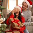 Quhora 5/8" x 100 Yards Satin Ribbon - Red Silk Ribbon with Spool - Ideal for Gift Wrapping, Floral Bouquets, Crafts, Wedding Party Decorations, Christmas and Sewing Projects