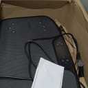 Vibration Plate Exercise Machine, Vibrating Plate Platform for Lymphatic Drainage with 200 Adjustable Speeds, Power Vibration Plate for Weight Loss & Fitness, Supports Weight 450 Lbs (Jet Black)