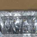 AIDA Single Pole Rocker Decorator Light Switch, 15 Amp Self-grounding Electrical Light Switches, Wall Plate Included, Residential Grade, UL Listed (20 Pack, Glossy White)