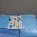 MED PRIDE Disposable Chux Pads 23in X 36in, Super Absorbent Bed Pads for Incontinence, Underpads for Adults, Kids, Pets (50 Count (Pack of 1) Blue/White)