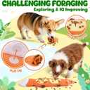 XIUGOAL Dog Toys for Aggressive Chewers, 2 Pack No Stuffing Dog Toys for Boredom and Teething, Squeaky Chew Toy for Small, Medium Breed to Keep Them Busy