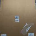 Large Cork Bulletin Board - 60 X 36 Inches With 30 Pushpins, 5' x 3' Pin Board for Walls, Self-Adhesive Felt Vision Board, Foldable Photo Board - Oatmeal