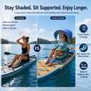 11’6”×35" Widened Inflatable Paddle Board, Ultra Stable Big Size Stand Up Paddle Board with SUP Accessories
